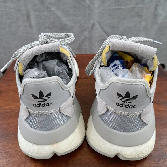 Adidas Nite Jogger Silver Metallic Size 7 Men EE5851 - Picture 4 of 9
